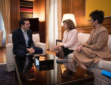 Συνάντηση Αλ. Τσίπρα με την Πρόεδρo της Κοινοβουλευτικής Συνέλευσης του Συμβoυλίου της Ευρώπης